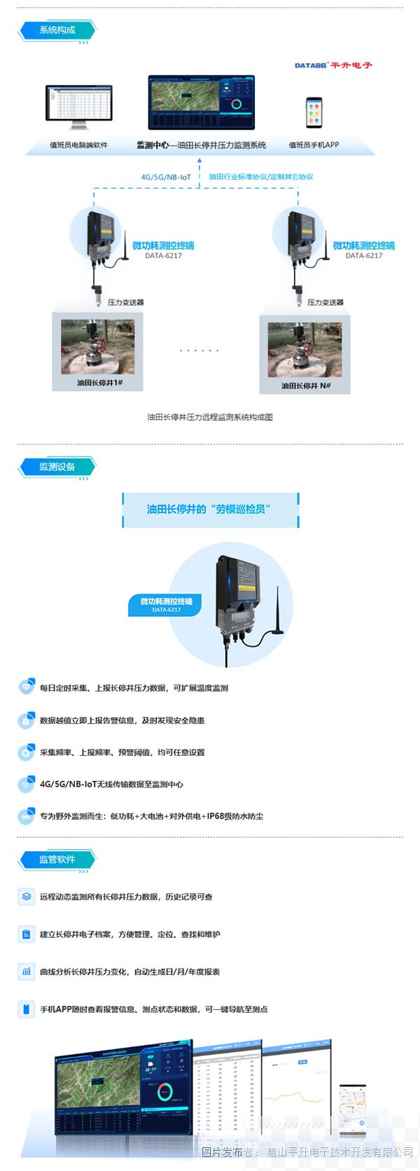 智慧油田长停井远程实时监测系统 长停井压力远程监测